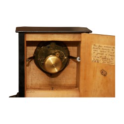 Louis-Philippe Boulle clock with tortoiseshell inlay and