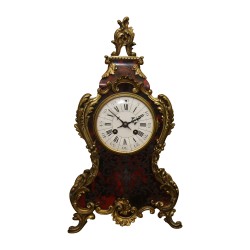 Pendule Napoléon III Louis XV, modèle Boulle, mouvement