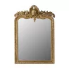 Miroir Régence, en bois sculpté et doré, avec décor … - Moinat - Glaces, Miroirs