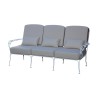3-Sitzer-Sofa, Modell „Beau-Rivage“, aus weiß lackiertem Schmiedeeisen, - Moinat - Sièges, Bancs, Tabourets