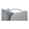 3-Sitzer-Sofa, Modell „Beau-Rivage“, aus weiß lackiertem Schmiedeeisen, - Moinat - Sièges, Bancs, Tabourets
