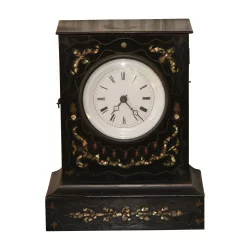 Napoleon III clock with mother-of-pearl inlay. Switzerland, 19th …