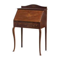 письменный стол в стиле Людовика XV с 1 ящиком внизу, …