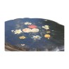Napoleon III black lacquered pedestal table with floral top decor and … - Moinat - End tables, Bouillotte tables, Bedside tables, Pedestal tables