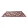 Carpet with small dots floral decor in red green color on … - Moinat - Rugs