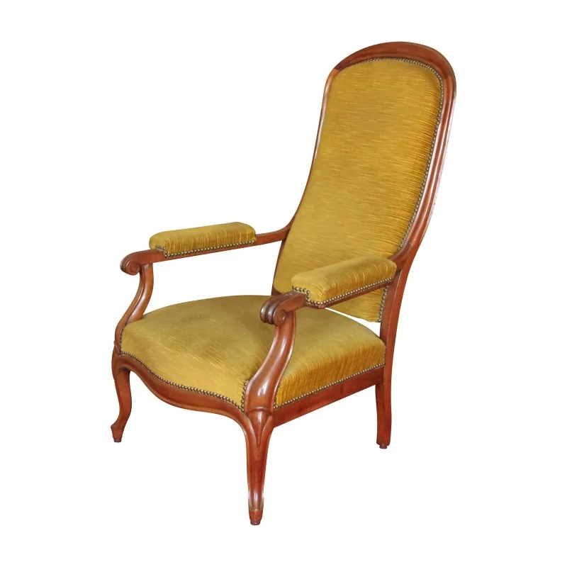 Fauteuil Voltaire restauration en bois d'acajou. Vers 1850, … - Moinat - Fauteuils Fauteuil Voltaire restauration en bois d'acajou. Vers 1850, … - Moinat - Fauteuils