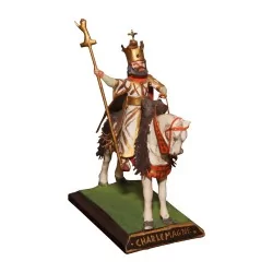 Soldat de plomb, Charlemagne sur son cheval 20ème siècle