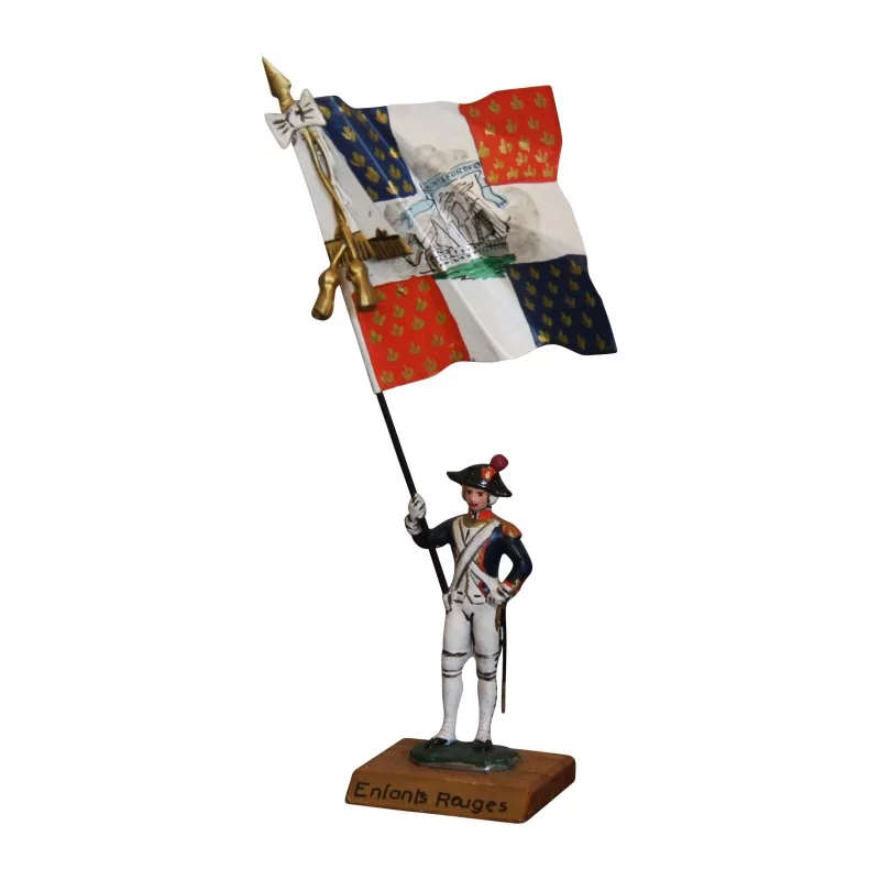 toy soldier flag bearer. 20th century - Moinat - Decorating accessories