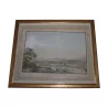 Engraving under glass - “View of the city of Geneva and its … - Moinat - VE2022/1
