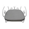 Seat cushion for garden seat, Vichy flat model - Moinat - Heritage