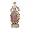 Statuette en porcelaine de Meissen “Femme” avec numéro au … - Moinat - Porcelaine