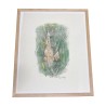 print painting under glass signed Robert HAINARD (1906-1999) … - Moinat - Painting - Portrait
