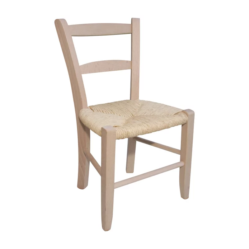 Kinderstuhl aus Buchenholz, strohfarben - Moinat - Stühle