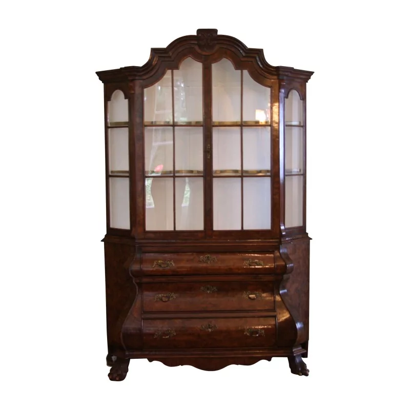Commode vitrine Baroque, 3 tiroirs dans le bas et vitrine dans … - Moinat - Etagères, Bibliothèques, Vitrines Commode vitrine Baroque, 3 tiroirs dans le bas et vitrine dans … - Moinat - Etagères, Bibliothèques, Vitrines
