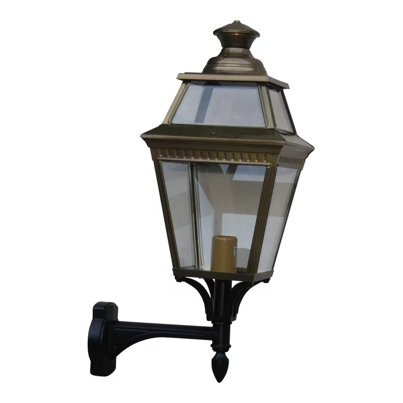 Place des Vosges wall lantern, tinted brass color with … - Moinat - Wall lights, Sconces