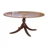 Table de salle à manger ronde Regency sur 4 pieds griffes en … - Moinat - Tables de salle à manger