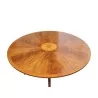 Table de salle à manger ronde Regency sur 4 pieds griffes en … - Moinat - Tables de salle à manger