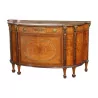 half-moon buffet in mahogany wood, interior plate of the … - Moinat - Buffet, Bars, Sideboards, Dressers, Chests, Enfilades