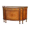 Buffet demi-lune en bois d'acajou, plaquette intérieur du … - Moinat - Bahuts, Bars, Buffets, Coffres, Enfilades