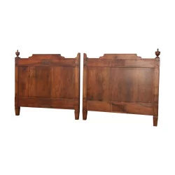 Louis XVI Directoire bed wood transformed into 2 headboards,
