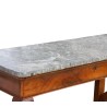 Restoration console in walnut wood, mounted on oak and … - Moinat - Consoles, Side tables, Sofa tables
