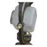 Paar Art-Deco-Lampen mit Milchglas. Frankreich, um 1920 - Moinat - Wandleuchter