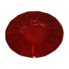 Plat en verre de Murano coloris rouge. Vers 1950 - Moinat - Accessoires de décoration