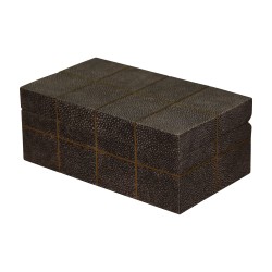 个盒子，内含 2 个碳纤维鲨鱼皮手表和镀金黄铜网。