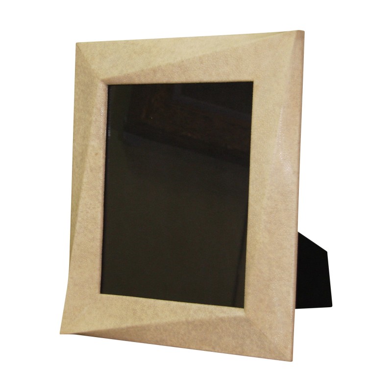 Large photo frame in cream-coloured stingray - Moinat - Picture frames