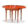 Directoire dining room table in cherry wood with 3 - Moinat - Dining tables