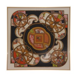 Tableau de décoration "Carré Hermès " avec encadrement
