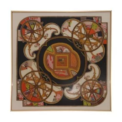 Tableau de décoration "Carré Hermès " avec encadrement