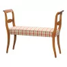 Louis-Philippe bench, covered with Tilbury Check fabric … - Moinat - VE2022/1
