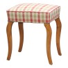 把 Louis-Philippe 凳子，上面覆盖着 Tilbury 格纹面料…… - Moinat - Stools, Benches, Pouffes