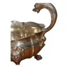 Sauceboat in 925 silver on 3 lion head feet and handle... - Moinat - Silverware