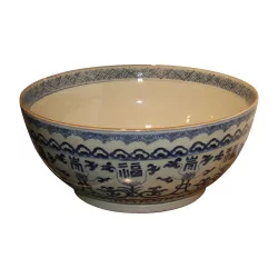 Large decorative bowl in porcelain model Chance colors