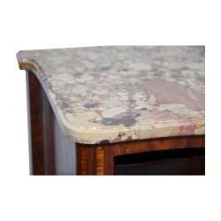 Louis XV secretaire 弧形十字弓，侧面有投影，……
