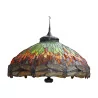 Bronze-Stehlampe, Tiffany-Modell mit Libellen und - Moinat - The Sound of Colours