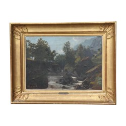 画布上的油画归功于让-菲利普……