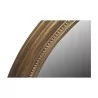 Witch mirror, XXL model, in gold painted wood with a gold finish - Moinat - Mirrors