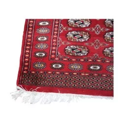 Tapis de passage coloris rouge Chine. 20ème siècle