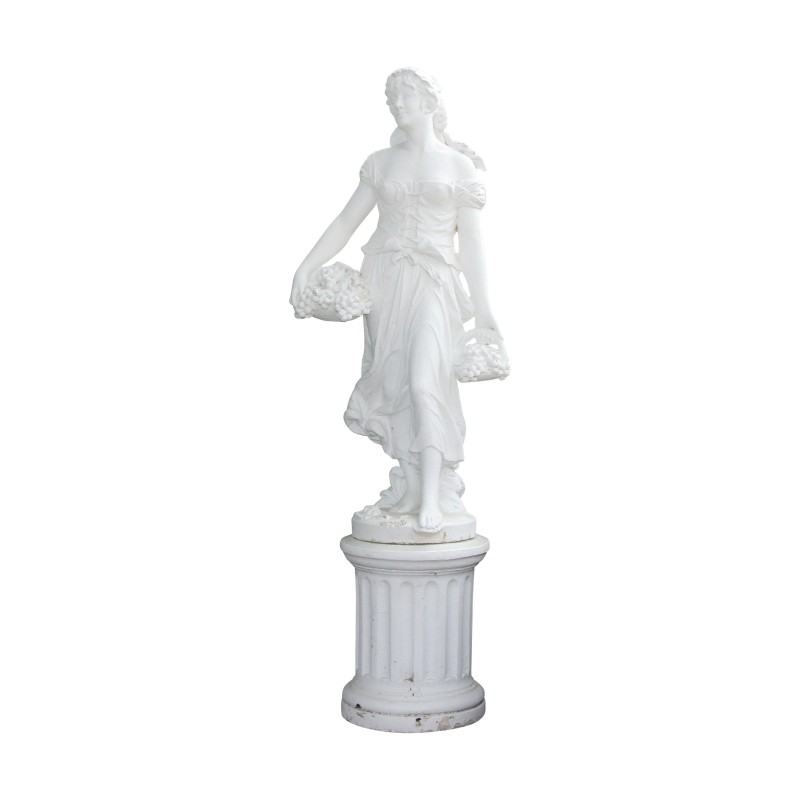 Large statue “Woman - Winter” in crushed natural stone … - Moinat - VE2022/2