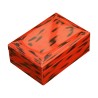 Boite à bijoux en bois laqué fausse écaille rouge et filets … - Moinat - Boites, Urnes, Vases