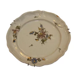 Decorative porcelain wall plate with decoration. 20th …