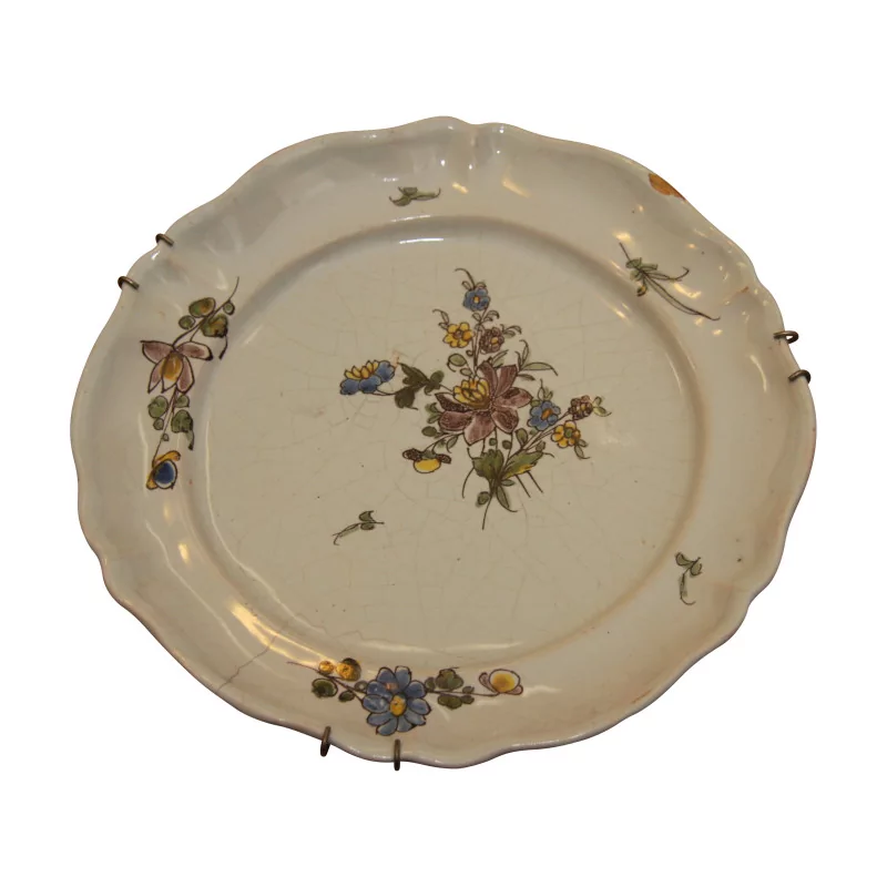 Decorative porcelain wall plate with decoration. 20th … - Moinat - Chinaware, Porcelain