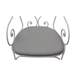 Seat cushion for garden seat, Vichy edge model