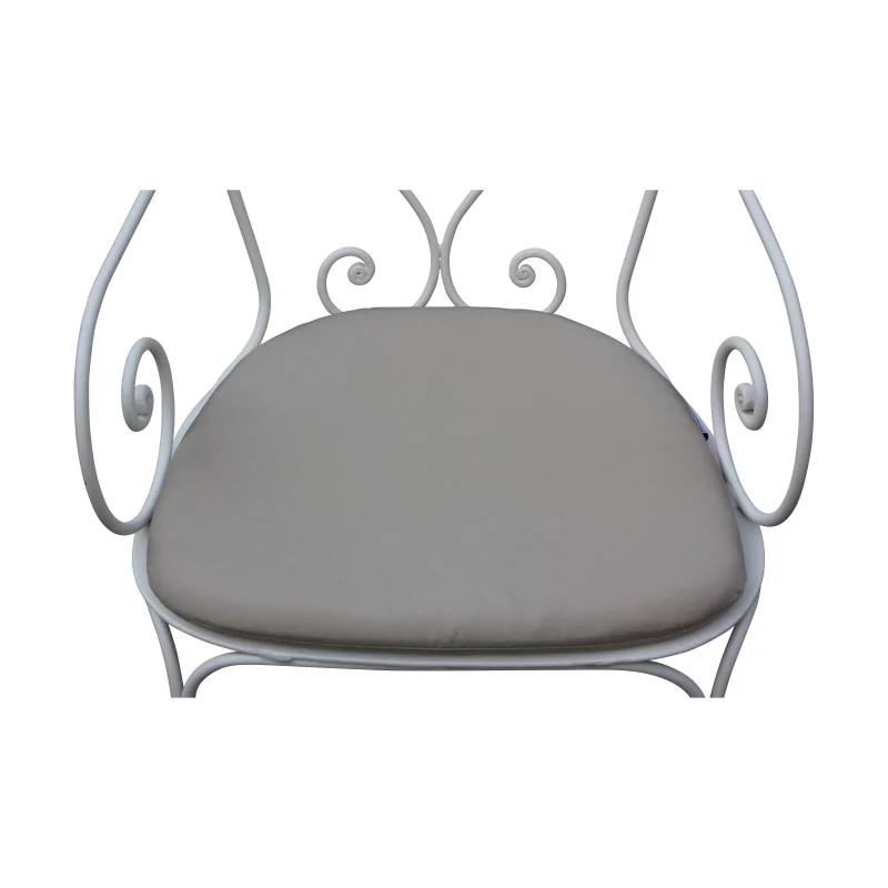 Seat cushion for garden seat, Vichy edge model - Moinat - Heritage