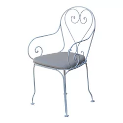 Seat cushion for garden seat, Vichy edge model
