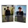 Photo frame (12 x 17 cm) 2 panels, Tamara model. - Moinat - Picture frames