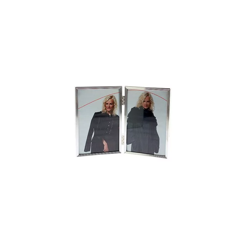 Fotorahmen (12 x 17 cm), 2 Abschnitte, Modell Andrina. - Moinat - Bildrahmen